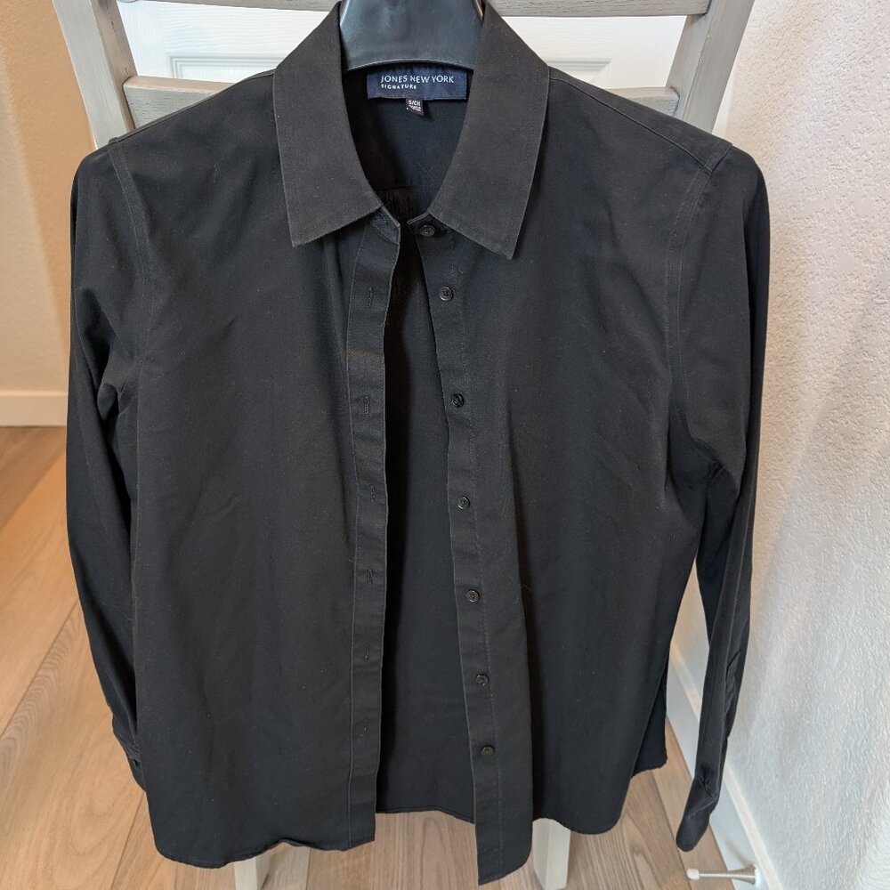 Black Non-Iron Dress Shirt - Women's Size S